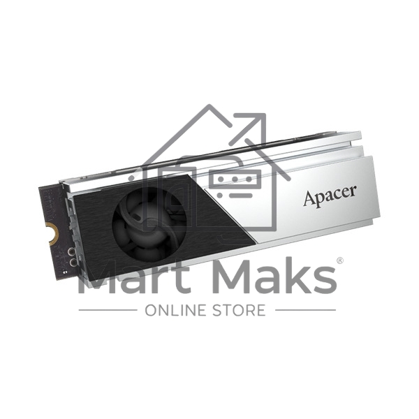 Накопитель SSD Apacer AS2280F4 1TB M.2 2280 PCIe Gen5x4, R12000/W11800 Mb/s, 3D NAND, MTBF 1.6M, NVMe, Retail, 5 years (AP1TBAS2280F4-1)