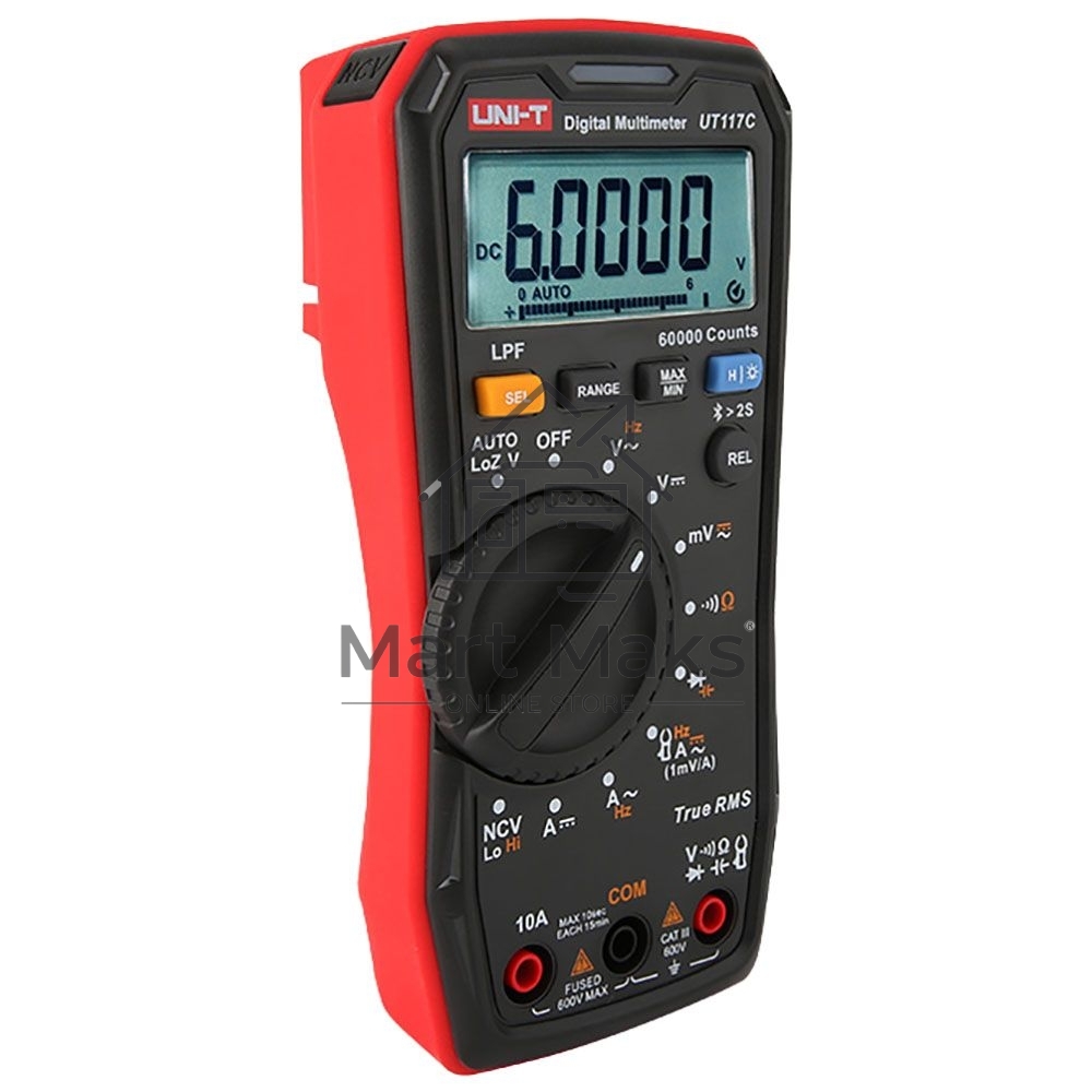 Цифровой мультиметр UNI-T UT117C Bluetooth 60000 отсчетов True RMS