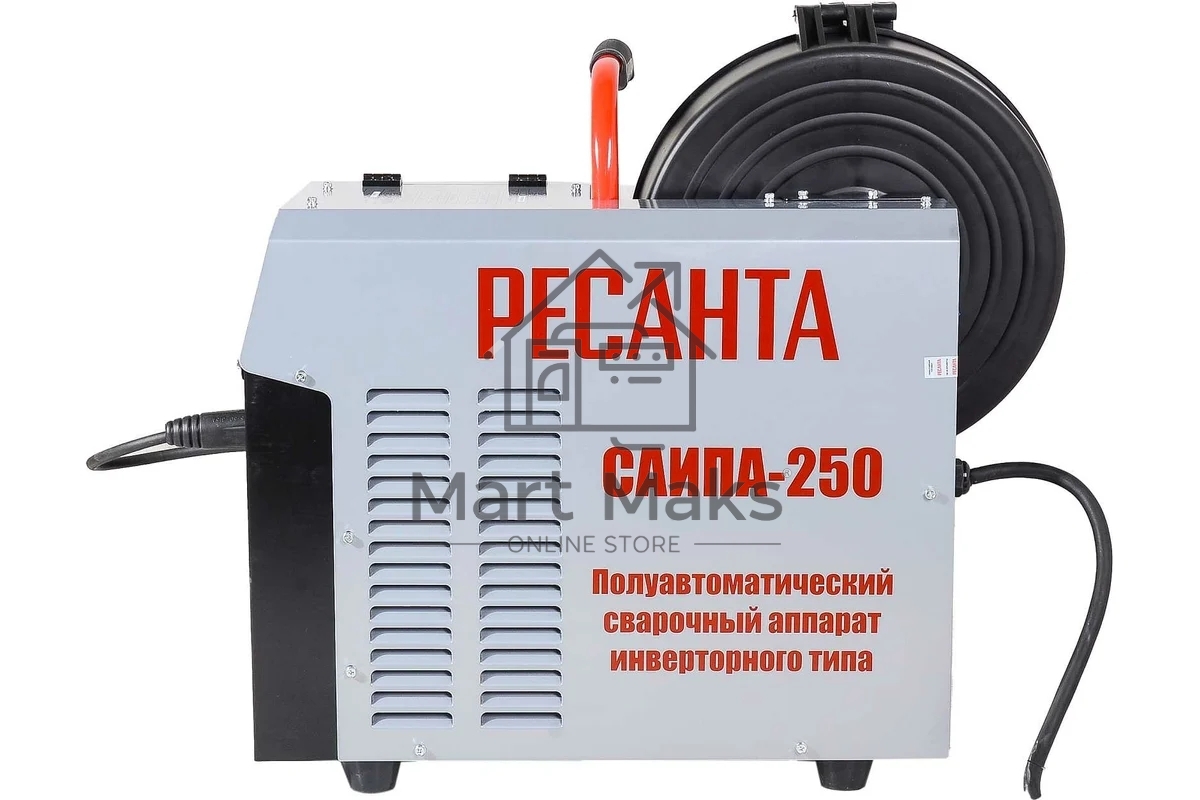 Сварочный аппарат Ресанта САИПА-250 инвертор ММА DC/MIG-MAG/FCAW 11.5кВт