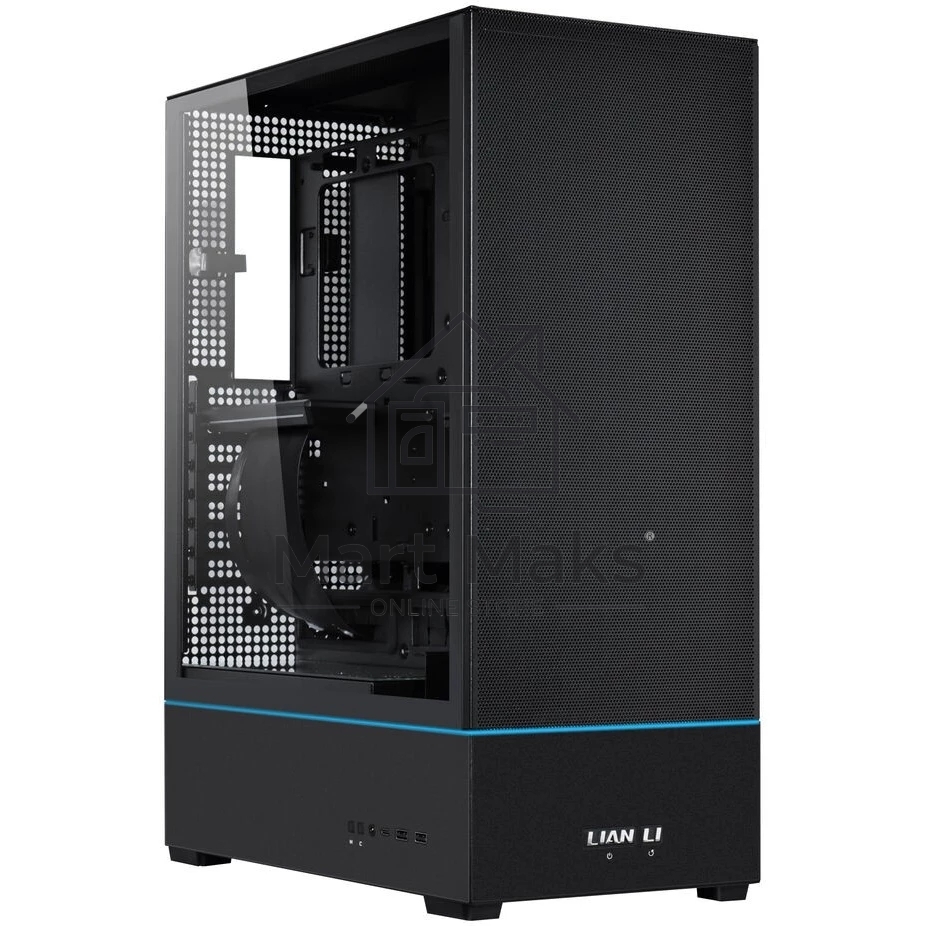 Компьютерный корпус MidiTower Lian Li SUP 01 Black RGB (ATX, без БП, ARGB, 2xUSB3.2 Type-A + USB3.2 Type-C) (G99.SUP01X.00)