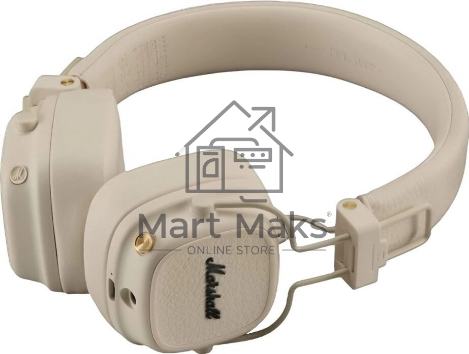 Гарнитура накладные Marshall Major V бежевый беспроводные bluetooth оголовье (MAJOR V CREAM)