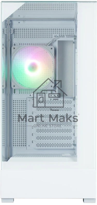 Компьютерный корпус ZALMAN P40 Prism Plus, ATX, белый, WINDOW, 3xCombo (3.5'' or 2.5
