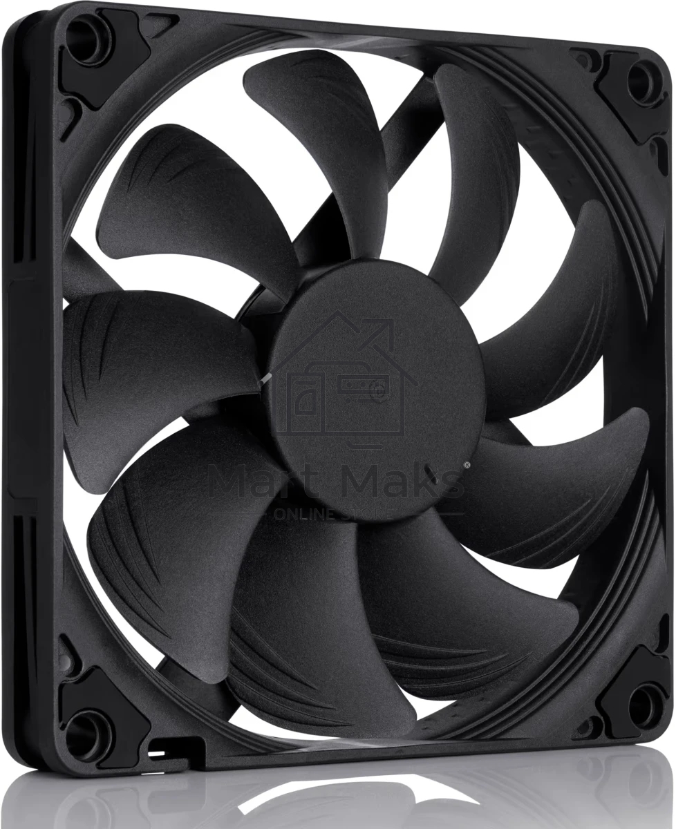 Вентилятор корпусной Noctua NF-A9x14 HS-PWM chromax черный, 92 мм, 0-2500 об/мин, 23.6 дБ, 4 pin PWM, без подсветки