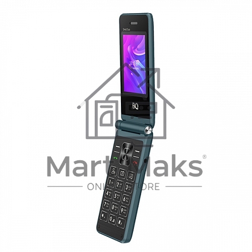 Мобильный телефон BQ 2412 Shell Duo синий MTK 6261 D