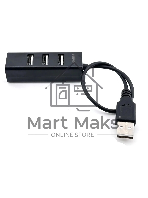 Разветвитель USB 2.0 BPH-1906 4порт. черный