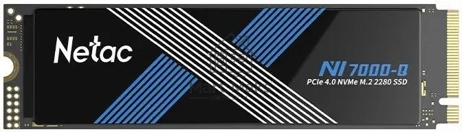 Накопитель SSD Netac NV7000-Q, 2Tb, M.2 2280, PCIe 4.0 x4, NVMe, R/W 7100/6200, с радиатором