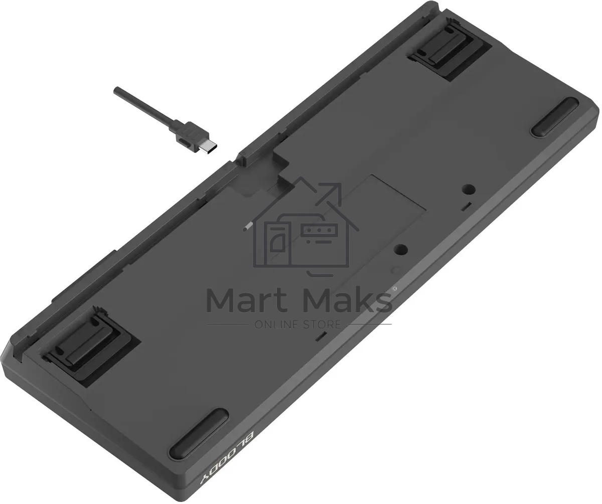Клавиатура A4Tech Bloody WS87 беспроводная USB, Bluetooth/Радиоканал серый/красный