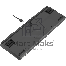 Клавиатура беспроводная A4Tech Bloody WS87 USB, Bluetooth/Радиоканал серый/красный