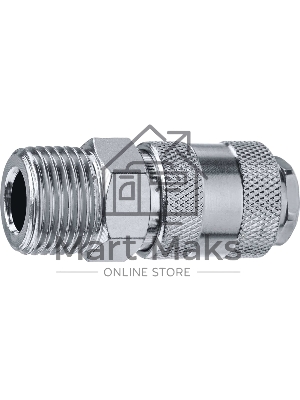 Переходник 1/2″M - рапид муфта ЗУБР Профессионал