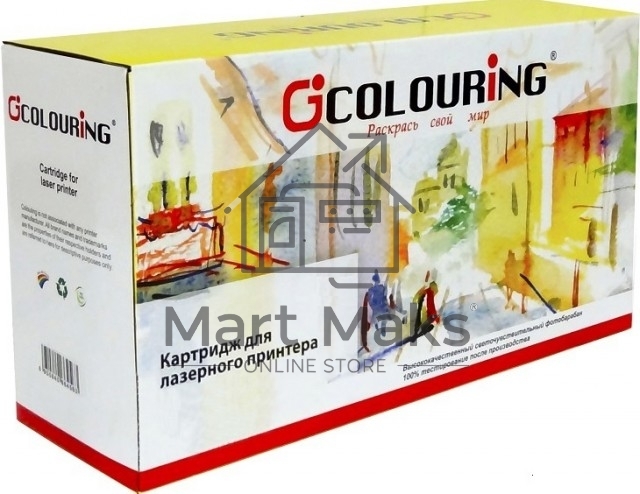 Картридж лазерный Colouring CG CE311A/CF351A/729 голубой (1000 стр.) для HP CP1025/CP1025NW/M176n/M177fw/Canon LBP 7010C/LBP7018C