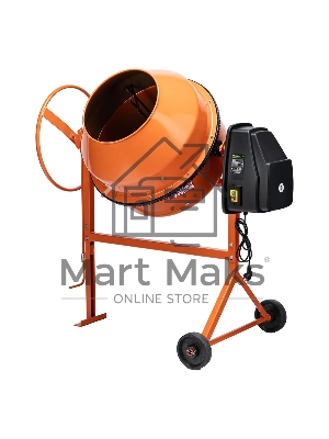 Бетоносмеситель Сибртех БСН-180П 700 Вт, 180 л, полиамидный венец, 23 об/мин