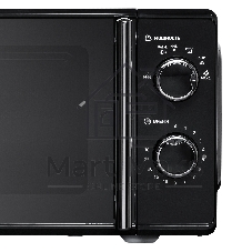 Микроволновая печь BBK 17MWS-794M/B-M черный, 17 л, 700 Вт, переключатели - поворотный механизм