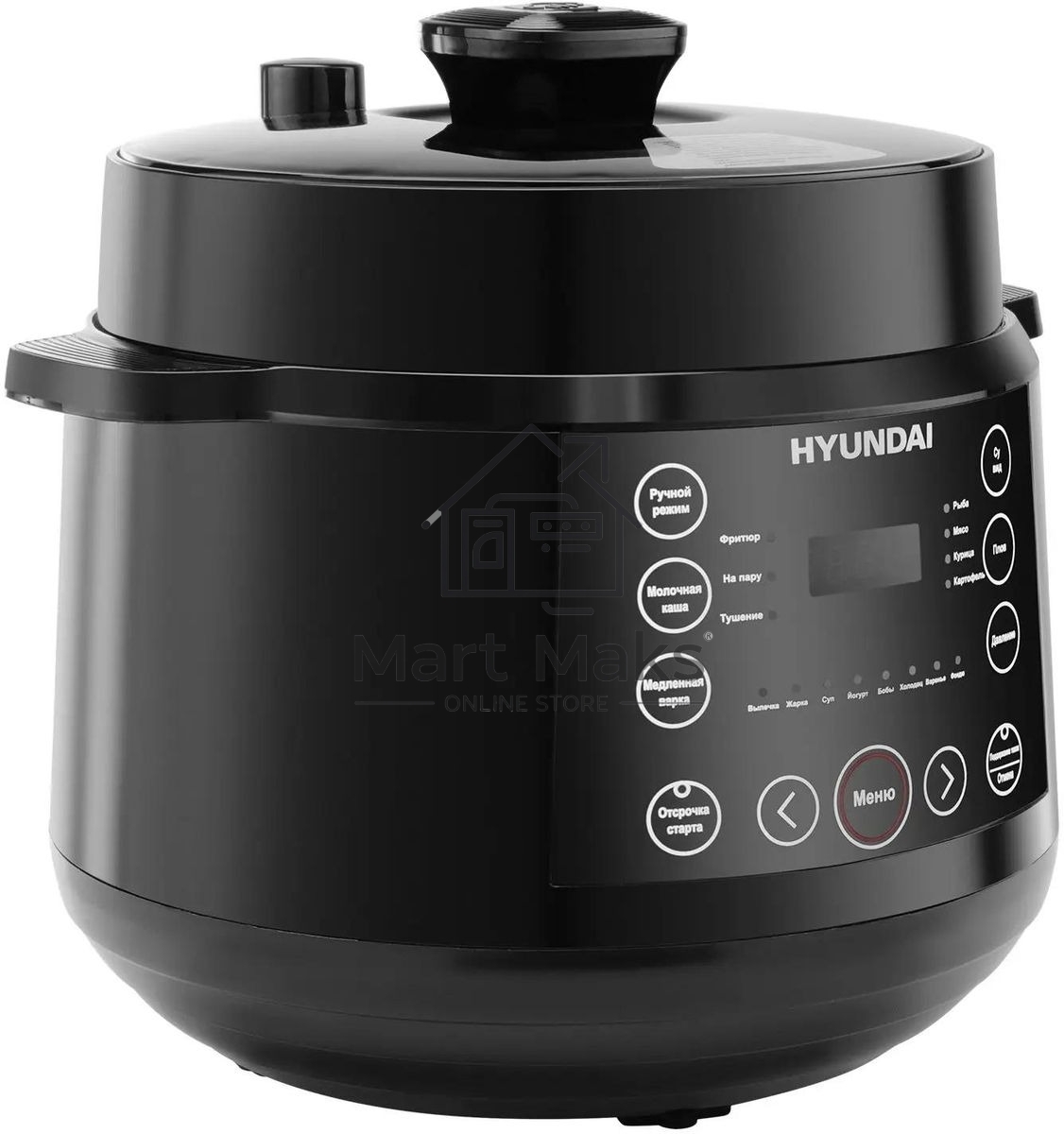 Мультиварка Hyundai HYMC-2407 5.7л 1000Вт черный/черный