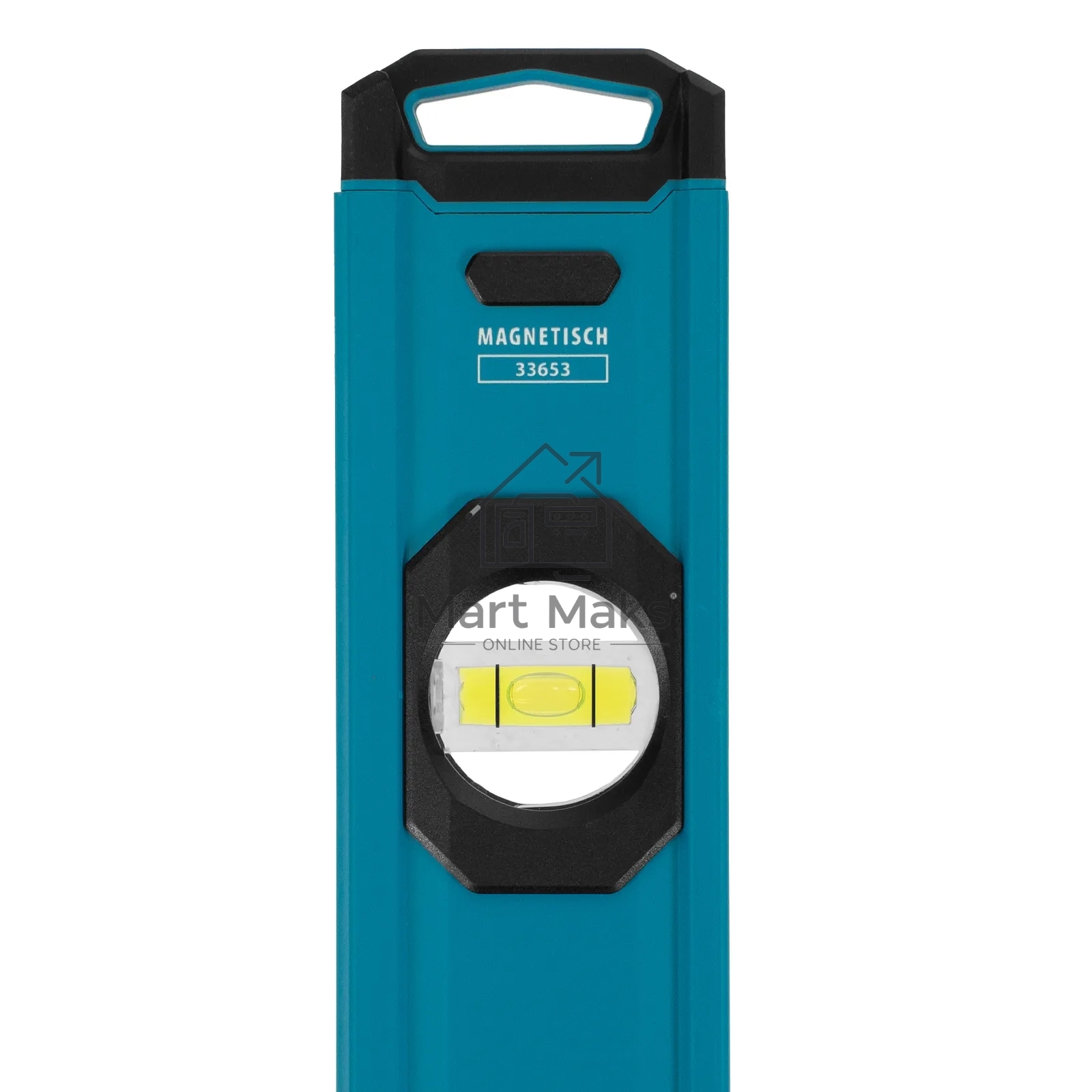 Уровень Gross 33653 алюминиевый, магнит., фрезерованный, 3 глазка, 0,5 мм/м, 1000 мм