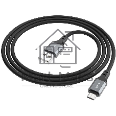 Кабель Hoco X86 Micro Spear USB (m)-micro USB (m) 1м черный коробка