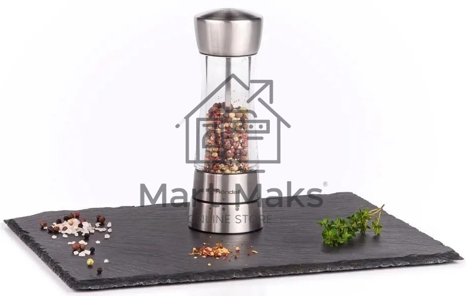 Мельница для перца и соли Rondell 1105-RD-01, серебристый