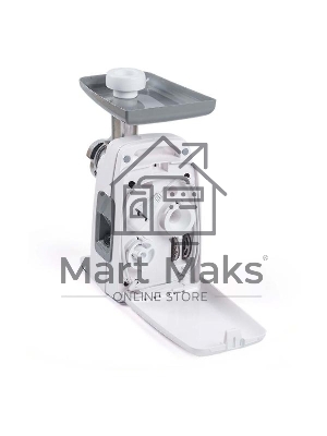 Мясорубка электрическая Аксион М321.03 белый, 1500 Вт, 1.7 кг/мин, реверс, защита от перегрузки, насадки - 5