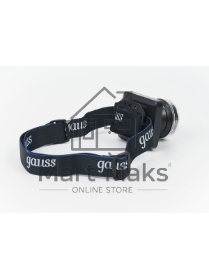 Фонарь налобный Gauss GFL401 5W 100lm диммируемый Li-ion 3000mА·ч LED