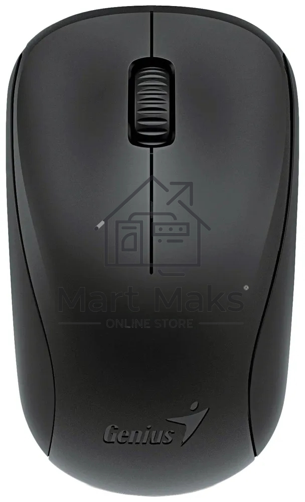 Мышь беспроводная Genius NX-7000 черный, 1200 dpi, радиоканал, USB, кнопки - 3
