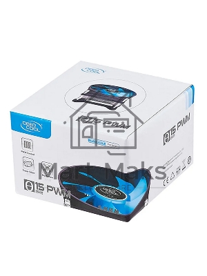 Кулер DEEPCOOL T15P OTDP-ICAS-T15P черный/синий 100мм алюминий 2800rpm 36db 4-pin 65W 46мм