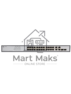 Неуправляемый PoE-коммутатор ORIGO Unmanaged Switch 26x1000Base-T (24x1000Base-T PoE), 2xCombo 1000Base-T/SFP, PoE Budget 370W, Long-range PoE up to 250m, 19