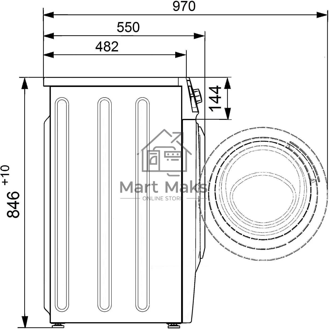 Стиральная машина Atlant СМА 70С1210-А-00 белый, загрузка фронтальная 7 кг, 1200 об/мин., класс: А+++