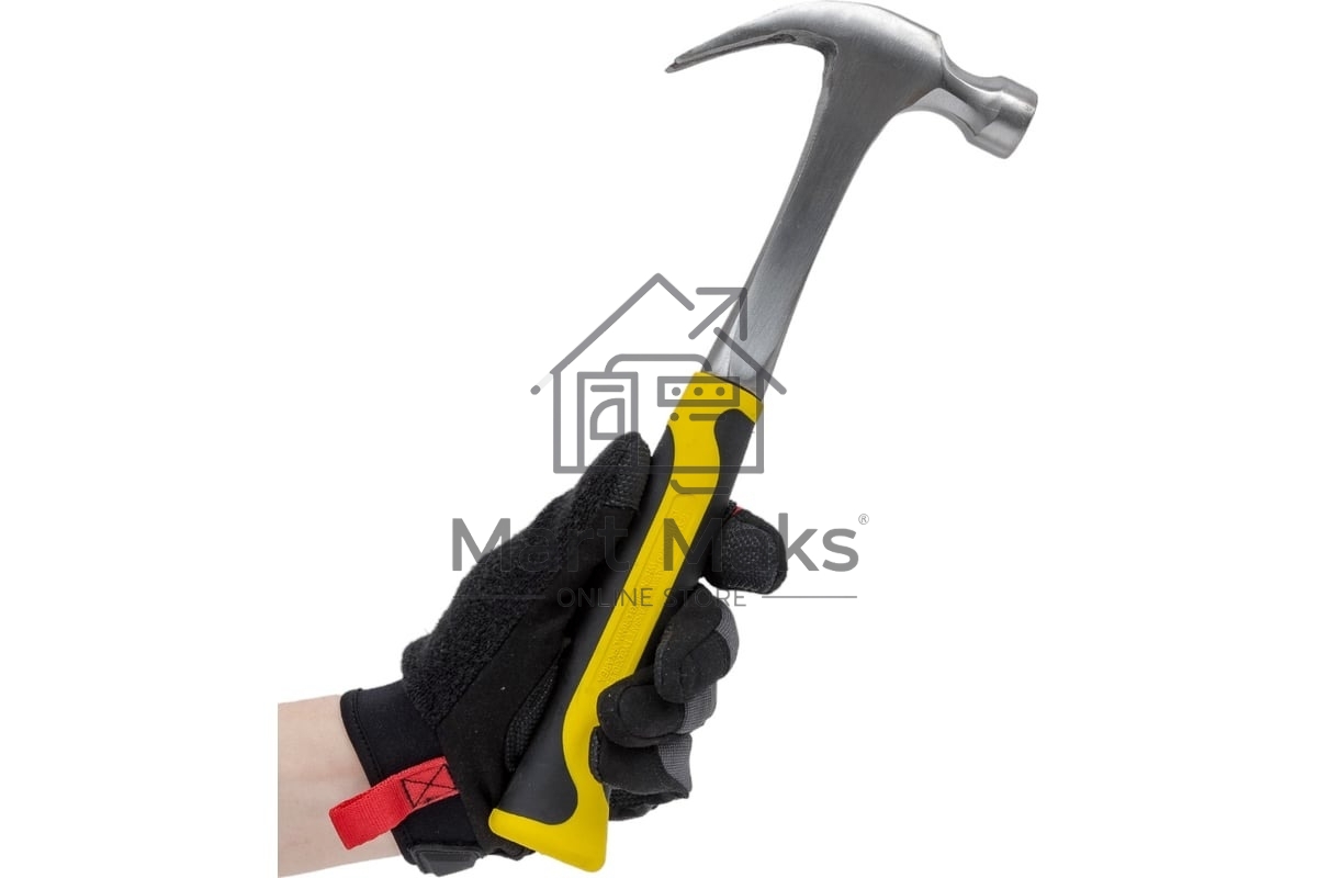 Молоток-гвоздодер Fit Профи, цельнометаллический, 450гр. 44798
