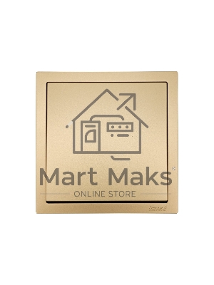 Выключатель 1-кл. СП ZIMA IP20 10А безвинт. зажим зол. LEZARD 704-3688-100QC