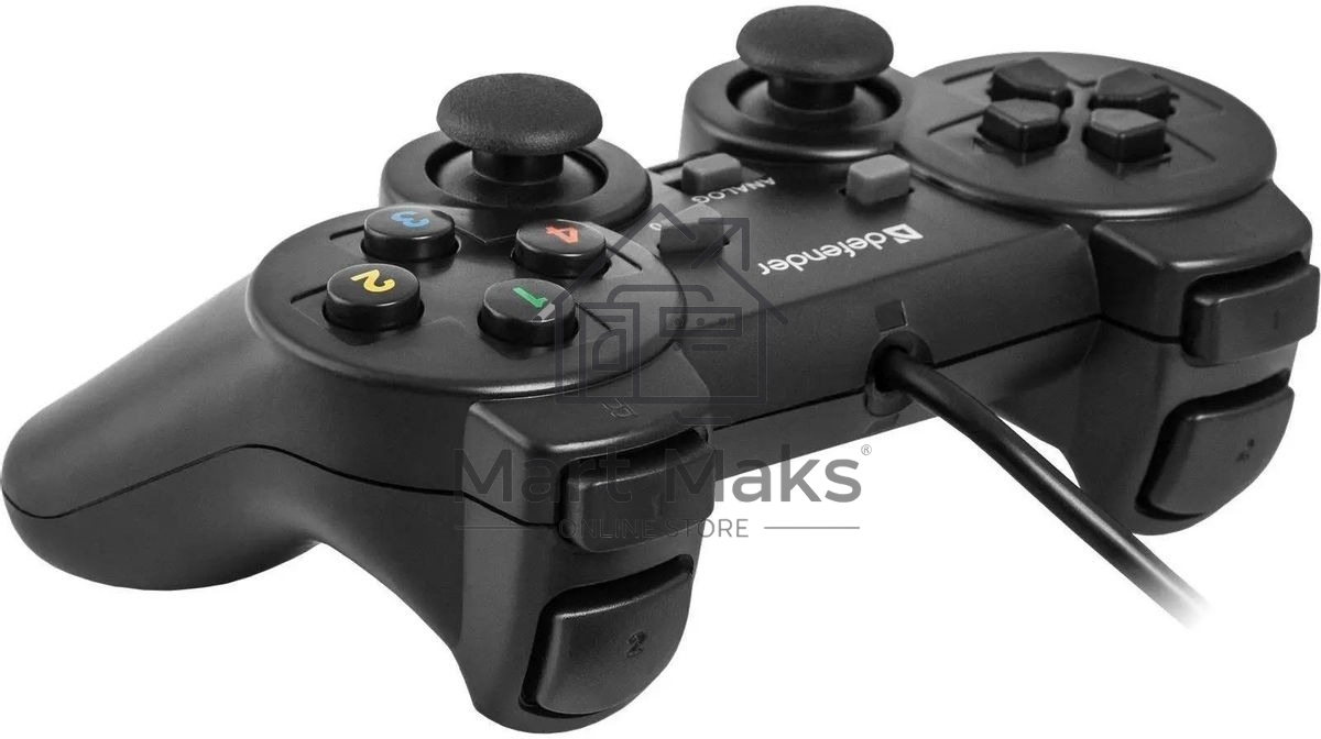 Геймпад Defender Omega USB, Проводной геймпад, 12 кнопок, 2 стика