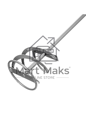 Миксер Сибртех для красок и штукатурных смесей, 100х10х600 мм, шестигранный хвостовик