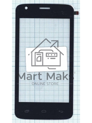 Сенсорное стекло (тачскрин) для Micromax Q325, черное