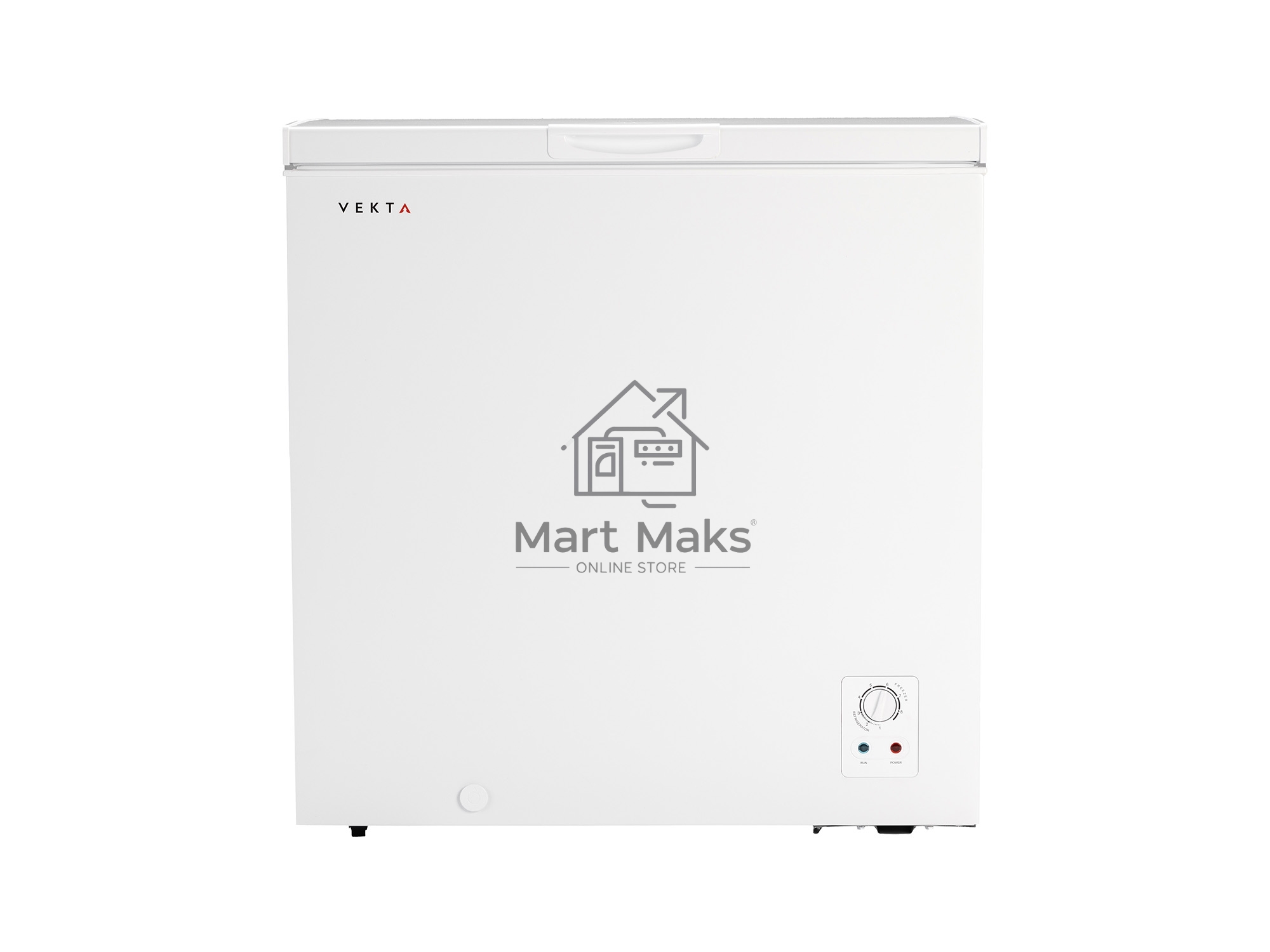 Морозильный ларь Vekta FR-220W02, белый, 1 камера 818*555*850 мм, полезный объем 198 л.