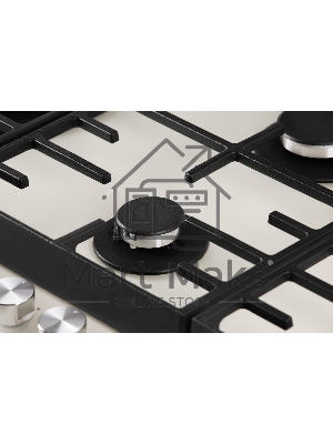 Газовая варочная панель HIBERG VM 9155 Y, бежевый