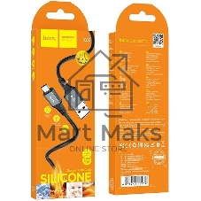 Кабель Hoco X86 Micro Spear USB (m)-micro USB (m) 1м черный коробка