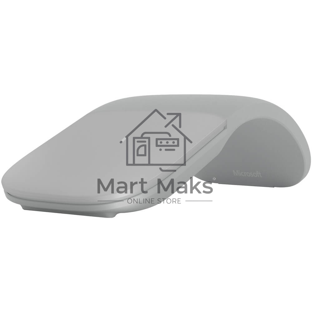 Мышь беспроводная Microsoft Surface Arc Mouse серый, 1000 dpi, Bluetooth, кнопки - 2
