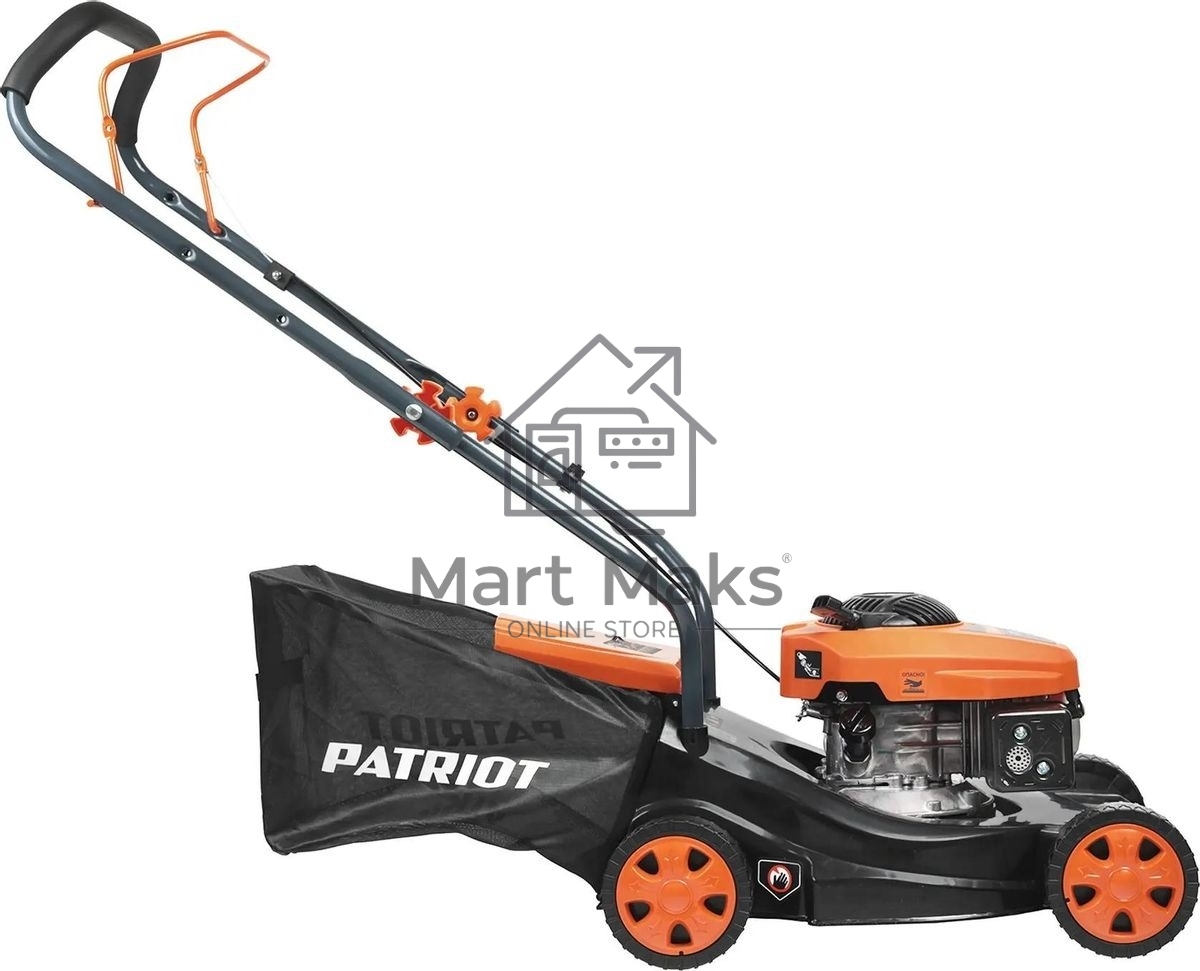 Газонокосилка бензиновая PATRIOT PT 40, 130сс, 3,5л.с., 40см, 35л. трав., пластик. дека,