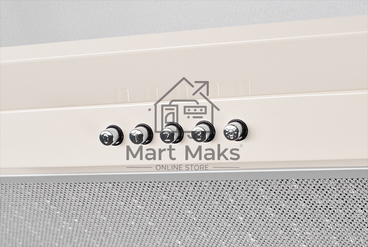 Вытяжка встраиваемая Kuppersberg Inlinea 70 CX кремовый/нержавеющая сталь, 70 см, 1300 куб. м/ч, 41 дБ