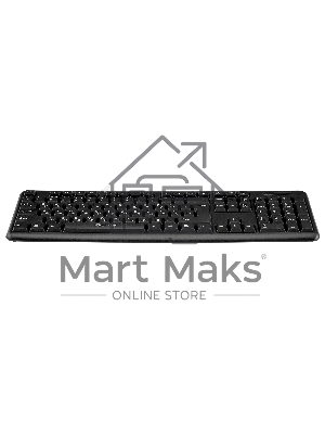 Клавиатура проводная Oklick 180M, PS/2, черный