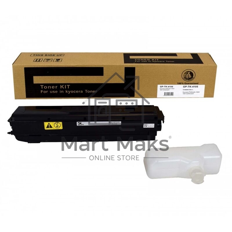 Картридж Тонер-туба GalaPrint GP-TK-4105 для принтеров Kyocera TASKalfa 1800/1801/2200/2201 с бункером отработанного тонера 15000 копий