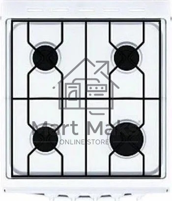 Плита газовая Лада Nova RG 24042 W белый, конфорок 4 газовых, духовка 50 л, 50 см x 85 см x 60 см