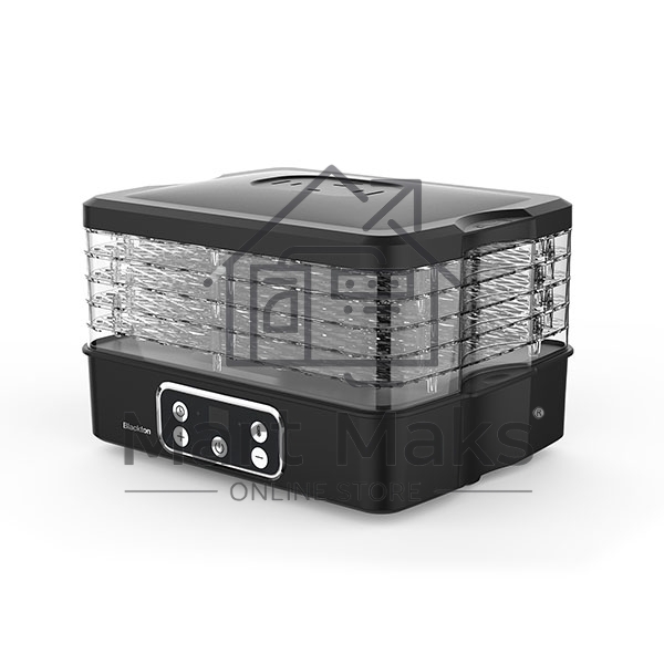 Сушилка для овощей и фруктов Blackton Bt FD1112 Black, Мощность 240 Вт, Регулировка температуры 35-70 °С, Таймер 1-72 часа