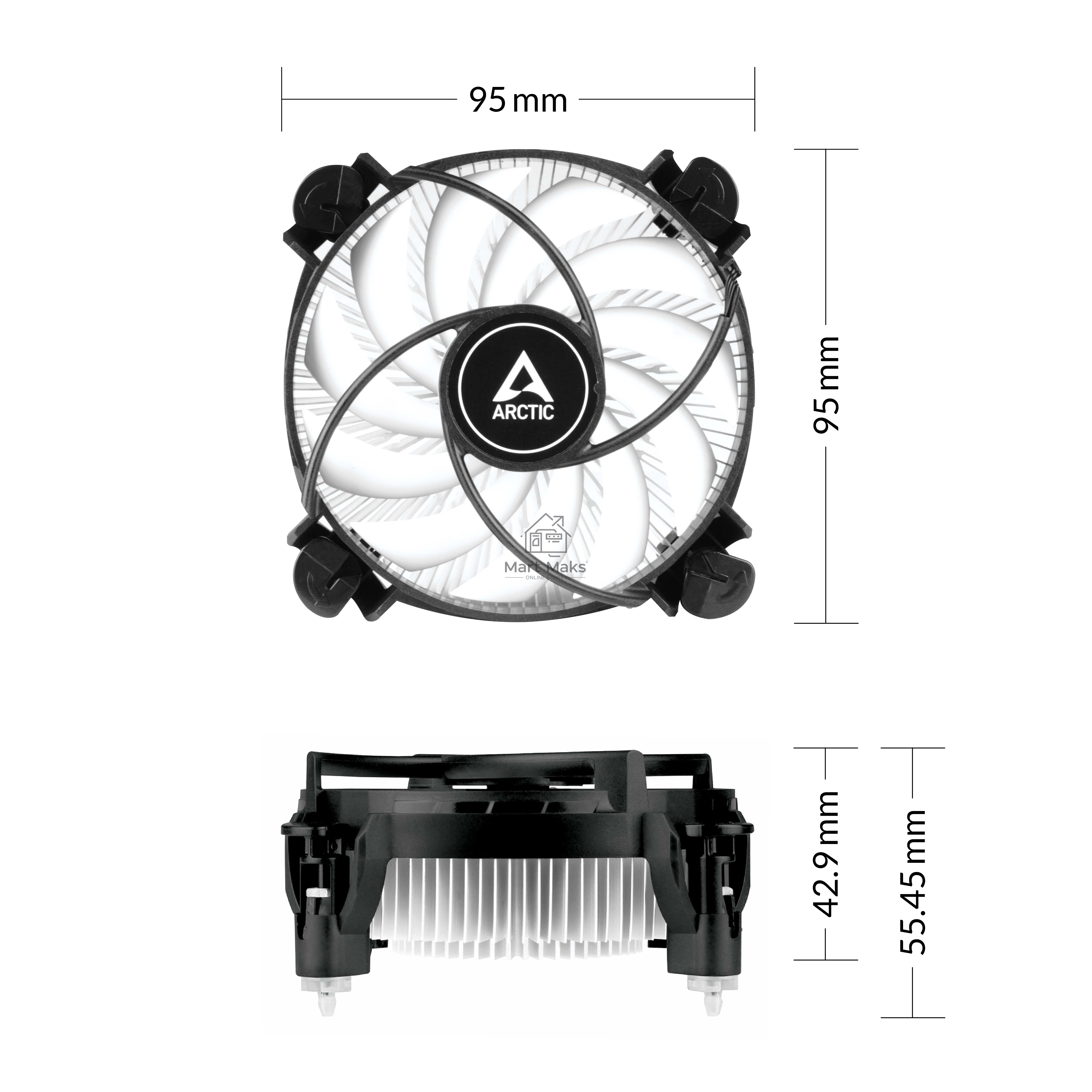 Кулер Arctic Alpine 17LP Вентилятор для процессора  socket Intel® 1700 (ACALP00042A)