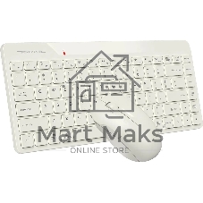 Комплект клавиатура+мышь A4Tech FStyler FG2200 Air2 беспроводной, USB, 1200 DPI, бежевый