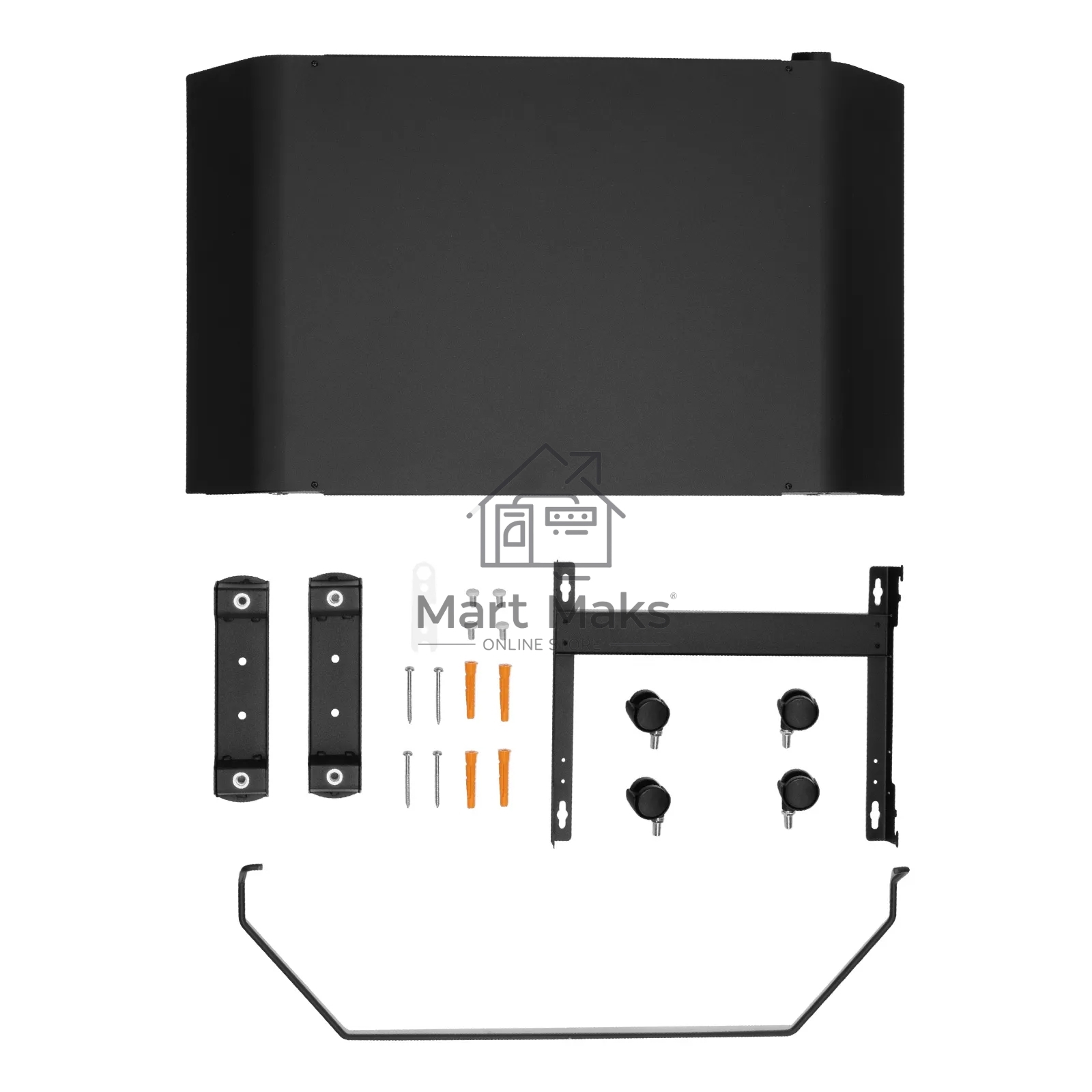 Конвектор Denzel XCE-1500B черный, 1500 Вт, 20 м2, термостат