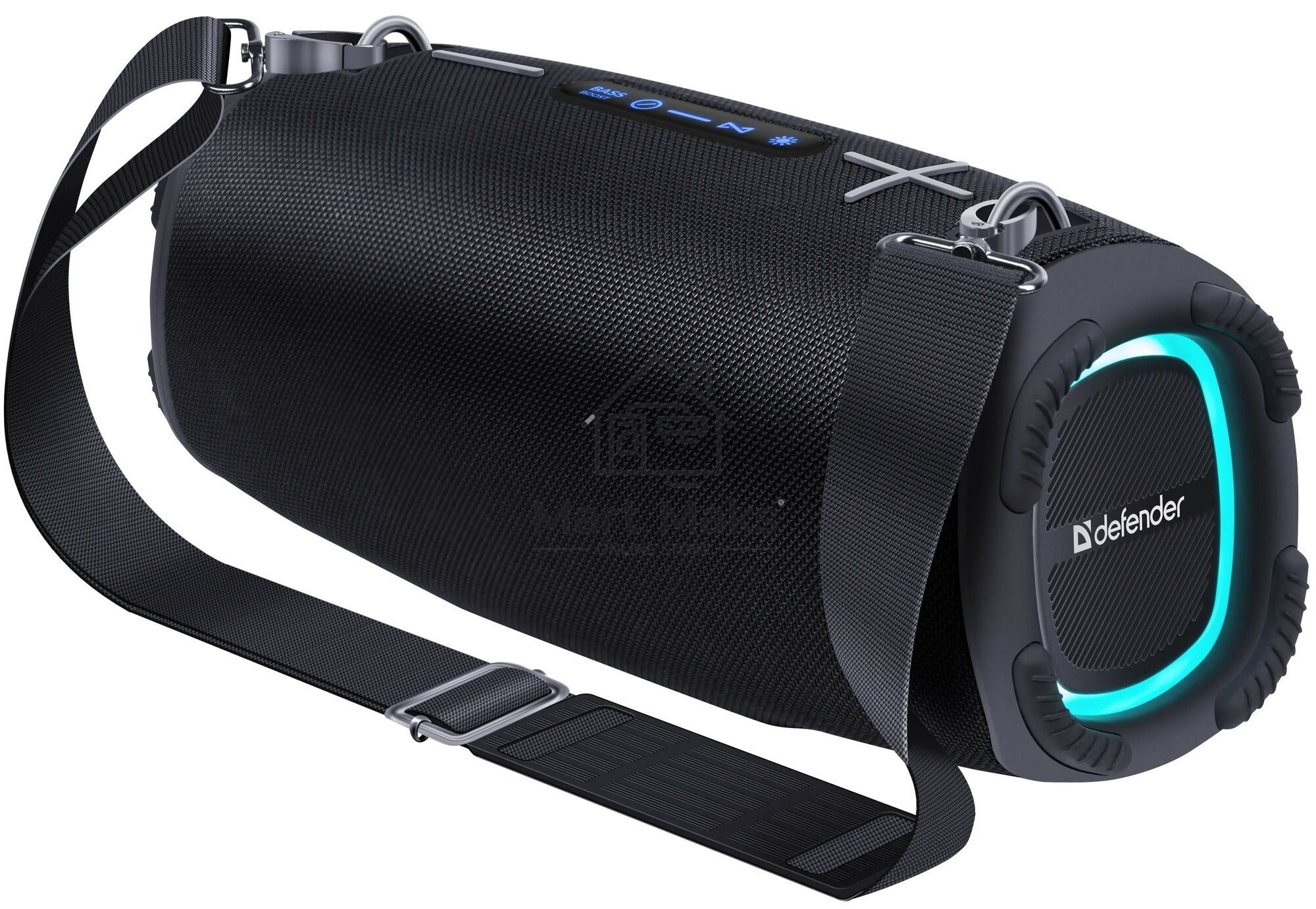 Портативная колонка Defender Beatbox 80 черный 80 Вт