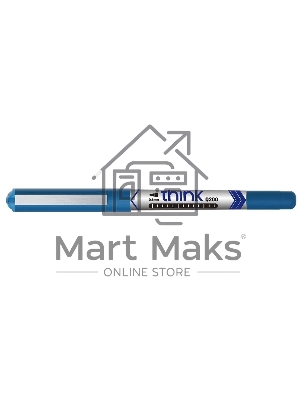 Ручка роллер Deli Think (EQ20030) синий, d=0.5мм, синие чернила, одноразовая ручка, стреловидный пишущий наконечник, линия 0.35мм