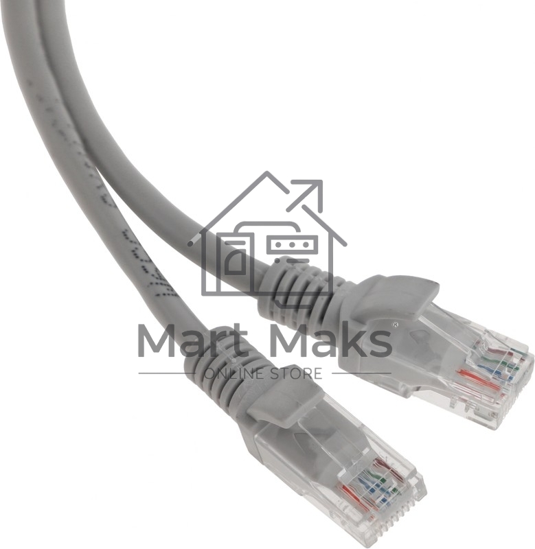 Патч-корд Premier PP12-5M 1000Гбит/с UTP 4 пары cat.5E CCA molded 5м серый RJ-45 (m)-RJ-45 (m)