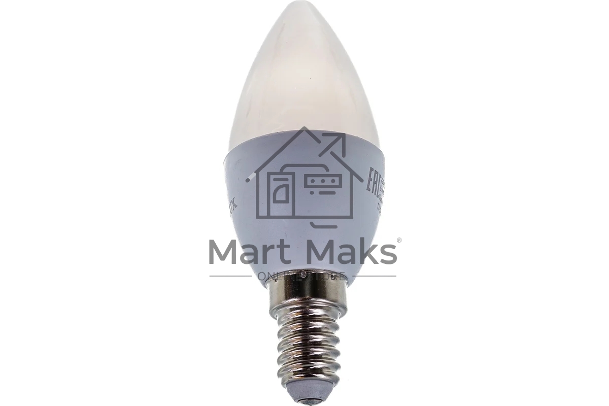 Лампа светодиодная EUROLUX LL-E-C37-6W-230-2