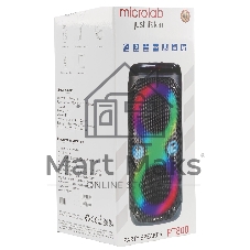 Колонка портативная Microlab PT800 черный/черный 135W 1.0 BT 10м 4500mAh (без.бат)