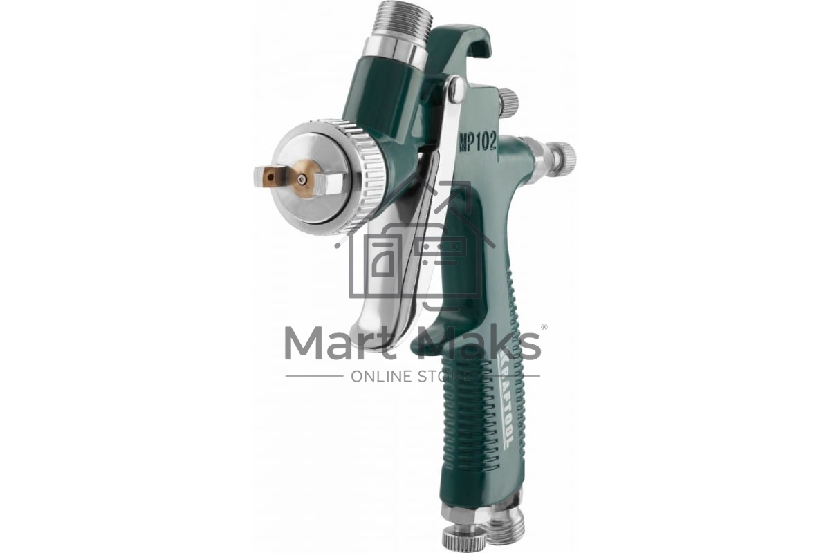 Краскопульт пневматический KRAFTOOL AirKraft Mini 06565-1.0 HVLP, сопло: 1 мм, макс. 130 л/мин